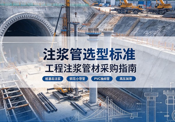 崇信注浆管选型标准
